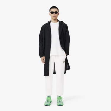  Lacoste Unisex Loose Fit Bisiklet Yaka Beyaz T-Shirt