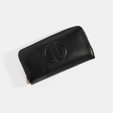  Kadın Siyah Deri Cüzdan