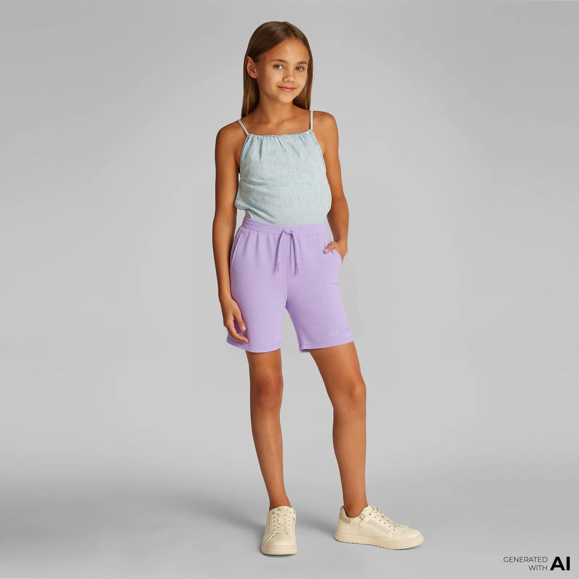  Les Benjamins Essential Çocuk Mor Şort