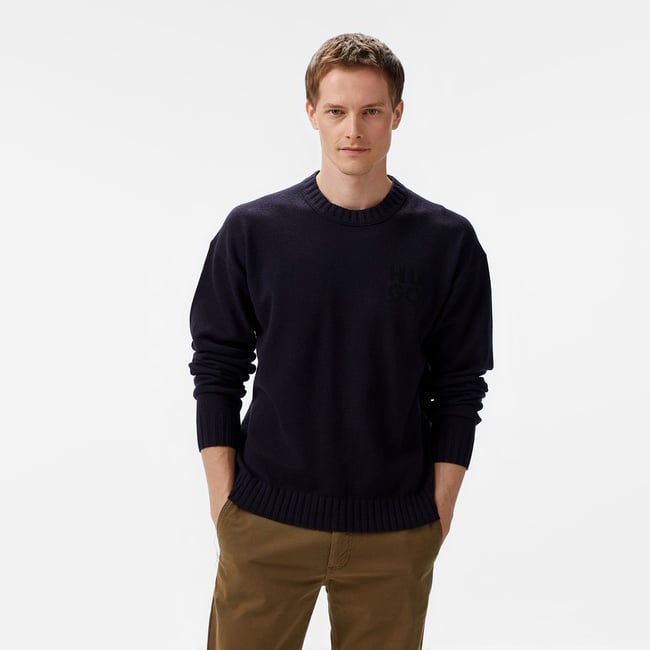  Hugo Erkek Lacivert Kazak