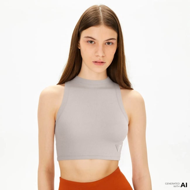  Guess Kadın Krem T-Shirt