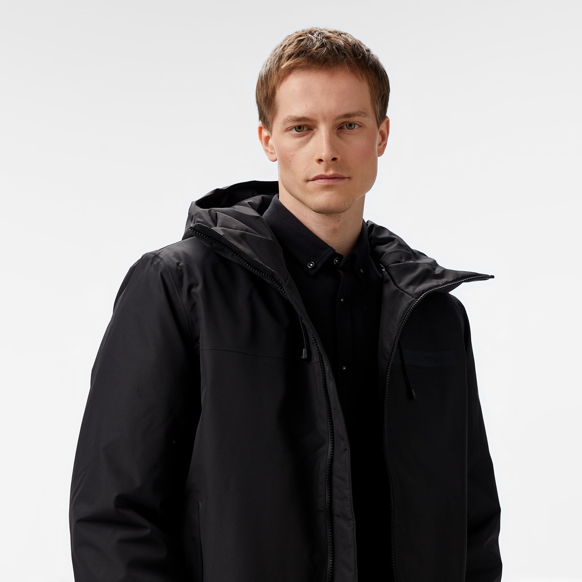 Calvin Klein Erkek Siyah Mont