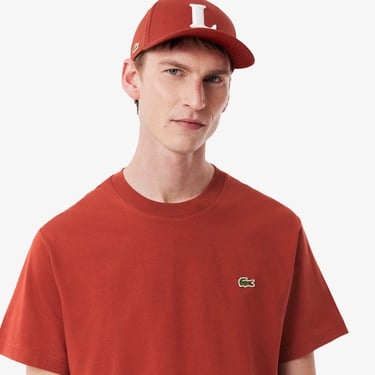  Lacoste Erkek Classic Fit Bisiklet Yaka Kahverengi T-Shirt