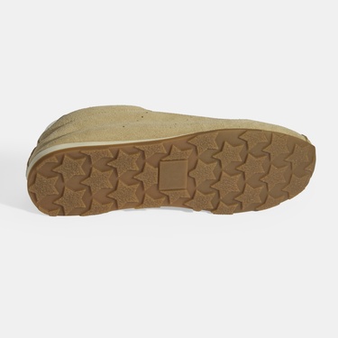  Kadın Bej Bağcıklı Süet Spor Ayakkabı