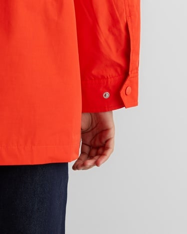  GANT Kadın Turuncu Relaxed Fit Kapüşonlu Yağmurluk