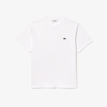  Lacoste Erkek Classic Fit Bisiklet Yaka Beyaz T-Shirt