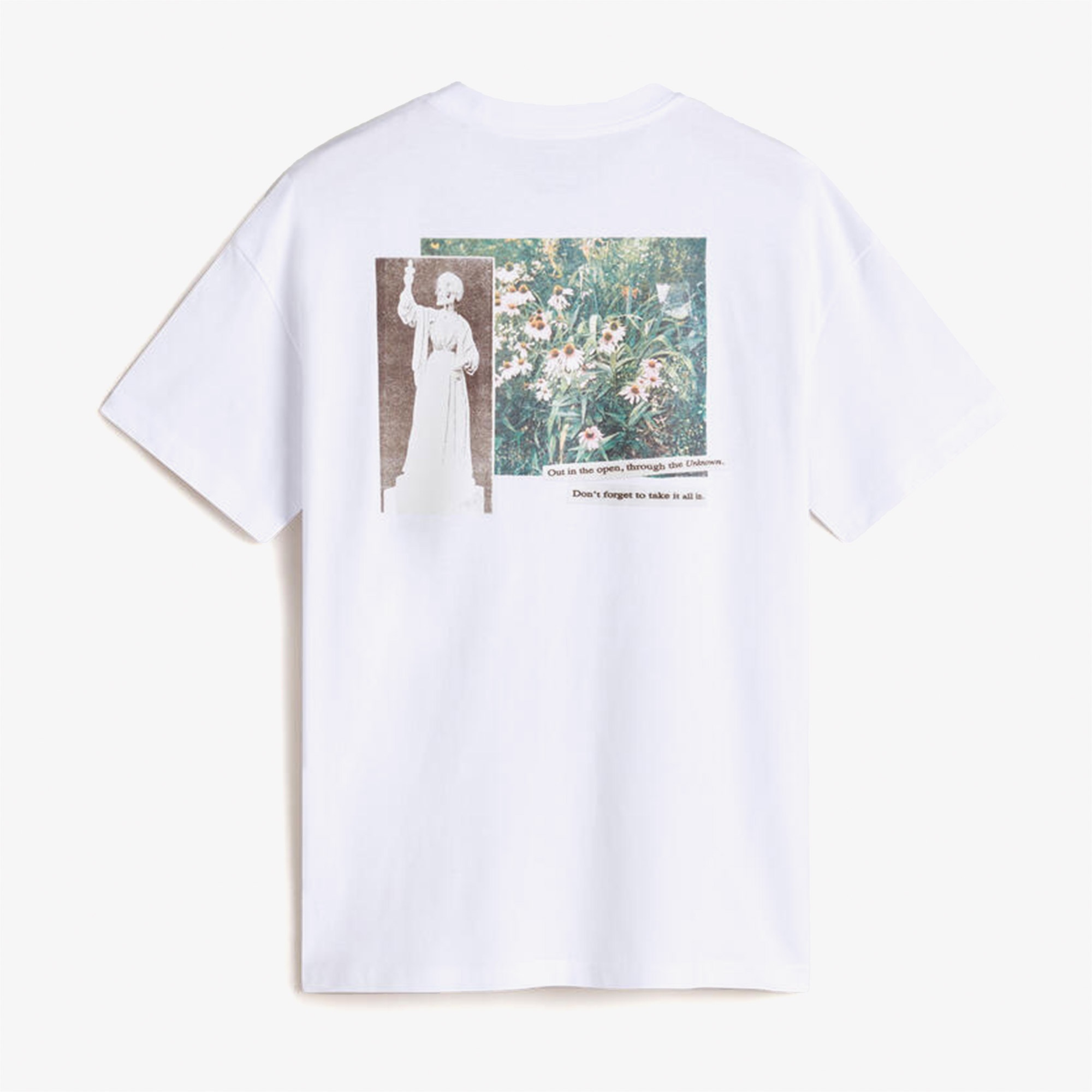 Vans Garden Oversized Ss Kadın Beyaz T-Shirt