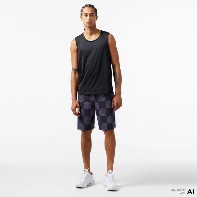  Puma United Aop Erkek Lacivert Şort