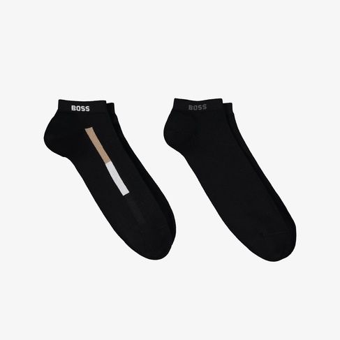  Boss 2'li İconic Erkek Siyah Çorap