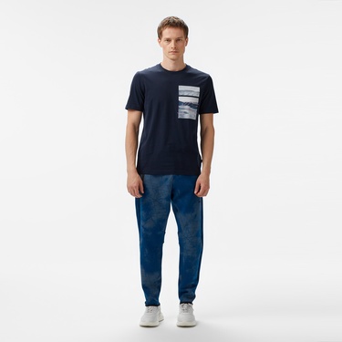  Boss Dune Erkek Mavi T-Shirt