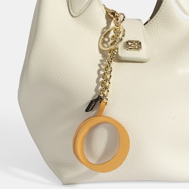  Turuncu O Harfi Deri Anahtarlık