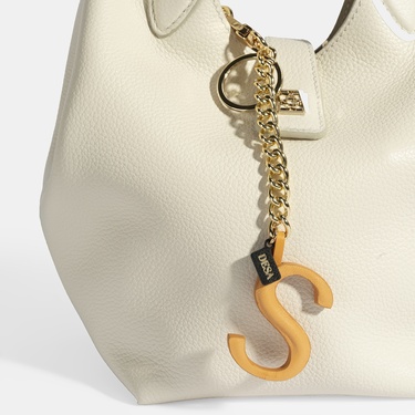  Turuncu S Harfi Deri Anahtarlık