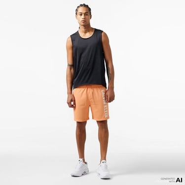  Calvin Klein Intense Power Erkek Turuncu Deniz Şortu