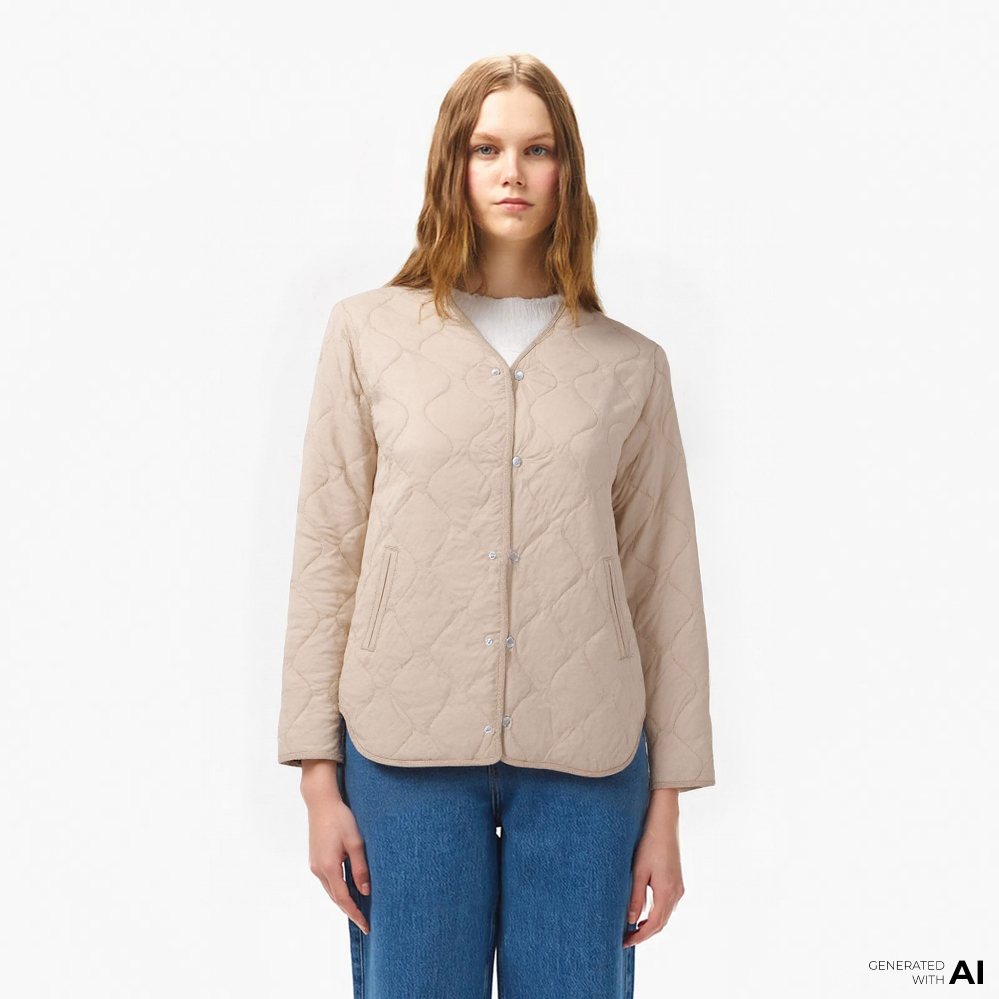 Converse Malden Liner Kadın Bej Ceket