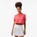 Tommy Jeans Crop Badge Kadın Pembe Polo Yaka T-Shirt