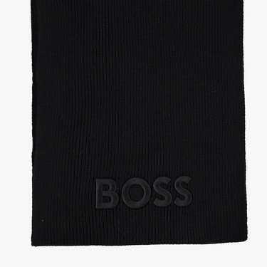  Boss Erkek Siyah Atkı