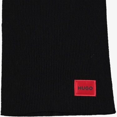  Hugo Erkek Siyah Atkı