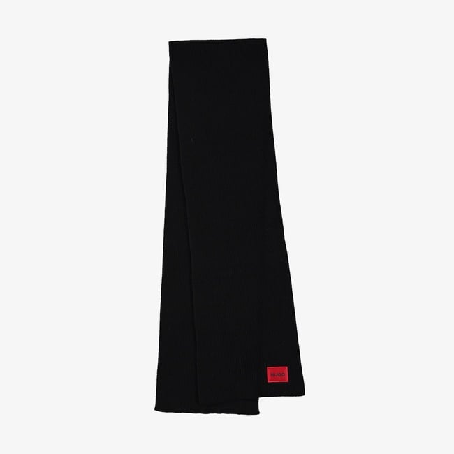  Hugo Erkek Siyah Atkı