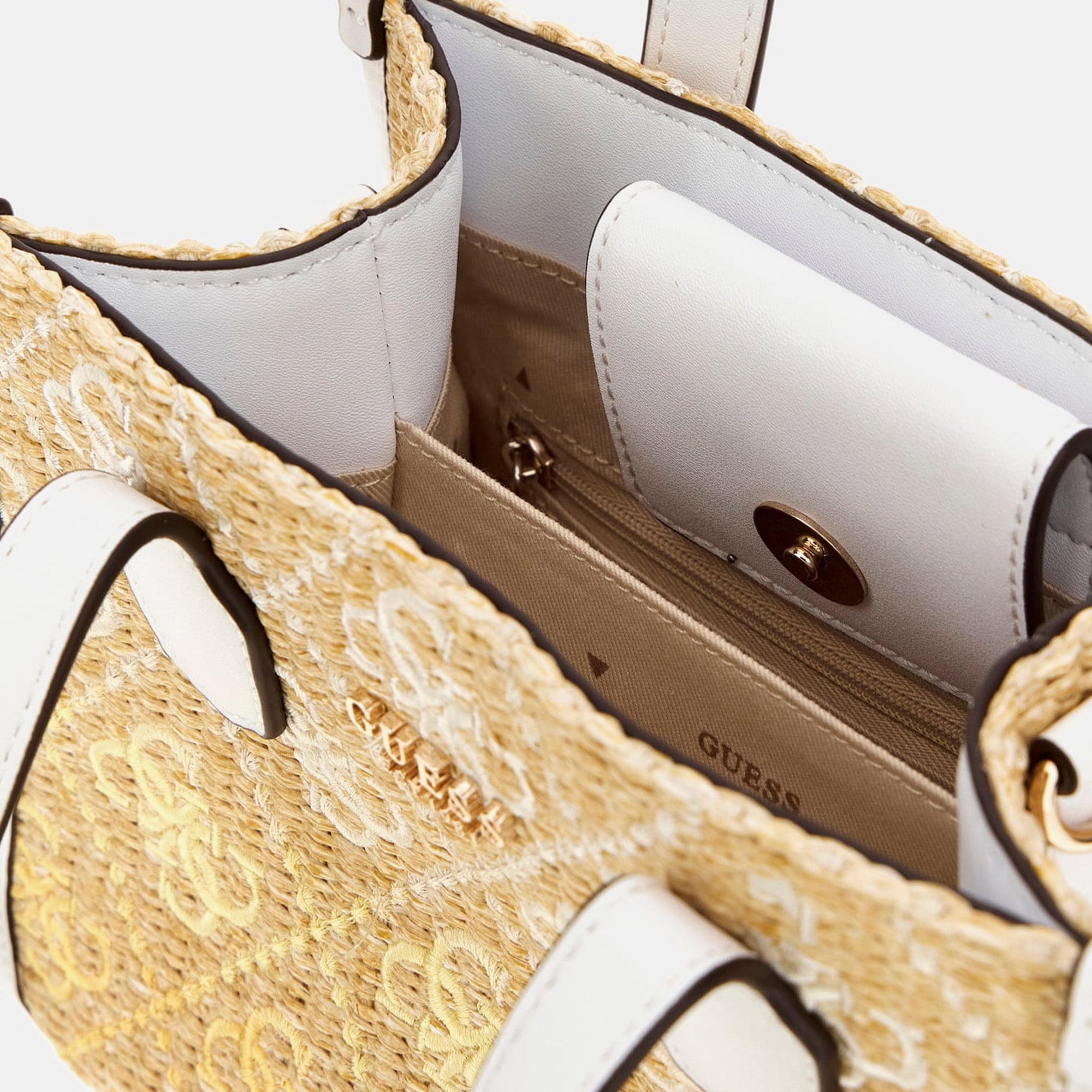 Guess Silvana Mini Tote Kadın Sarı El Çantası