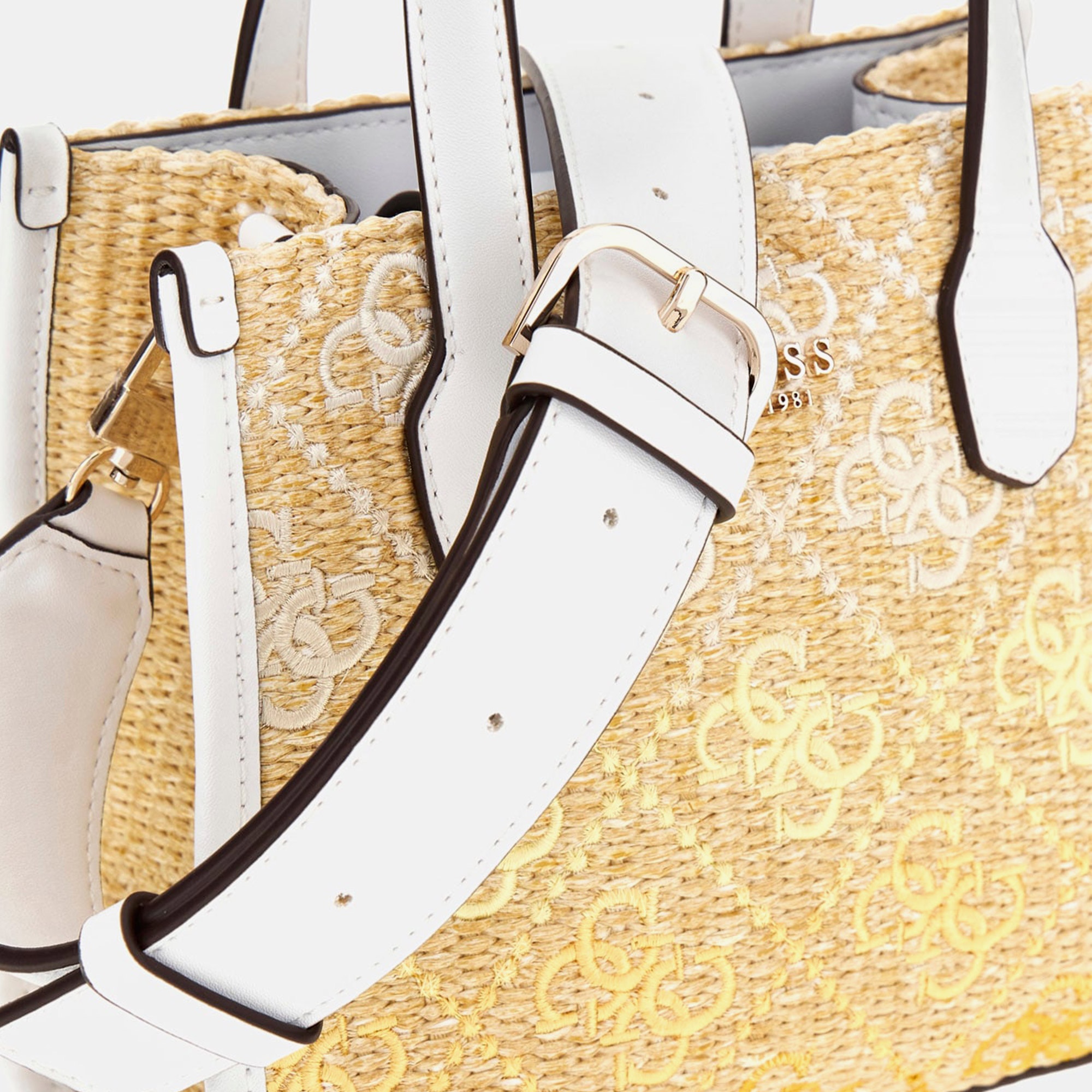 Guess Silvana Mini Tote Kadın Sarı El Çantası