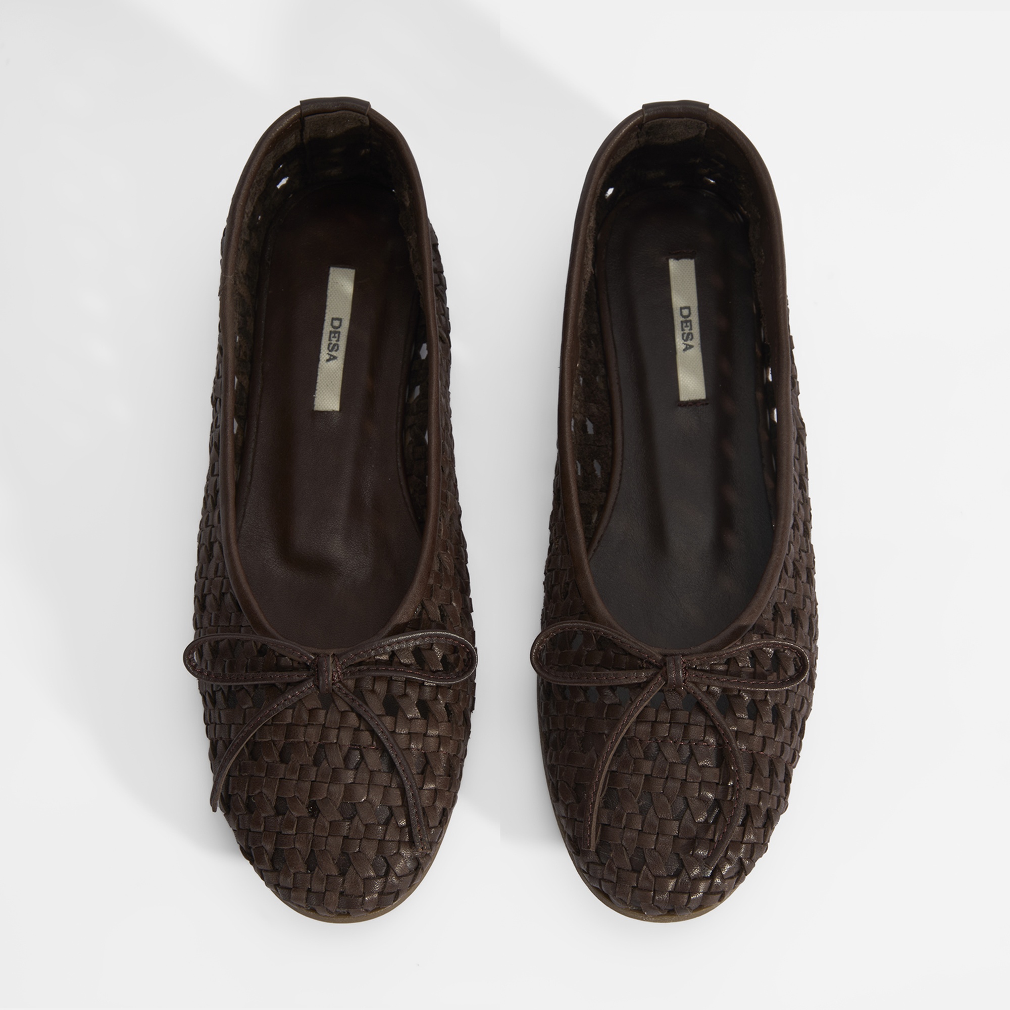 Kadın Kahve Fiyonk Detaylı Örgü Babet