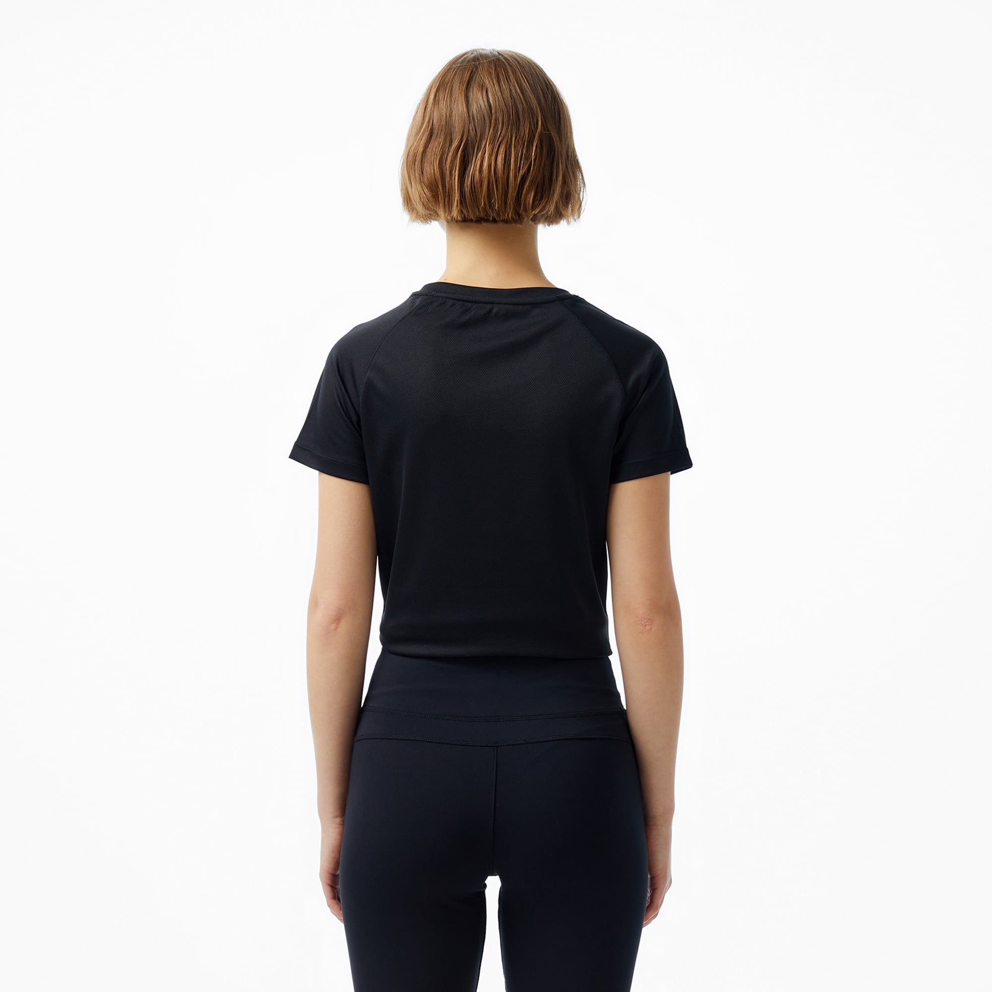 UNITED4 Sport Kadın Siyah Kısa Antrenman Taytı