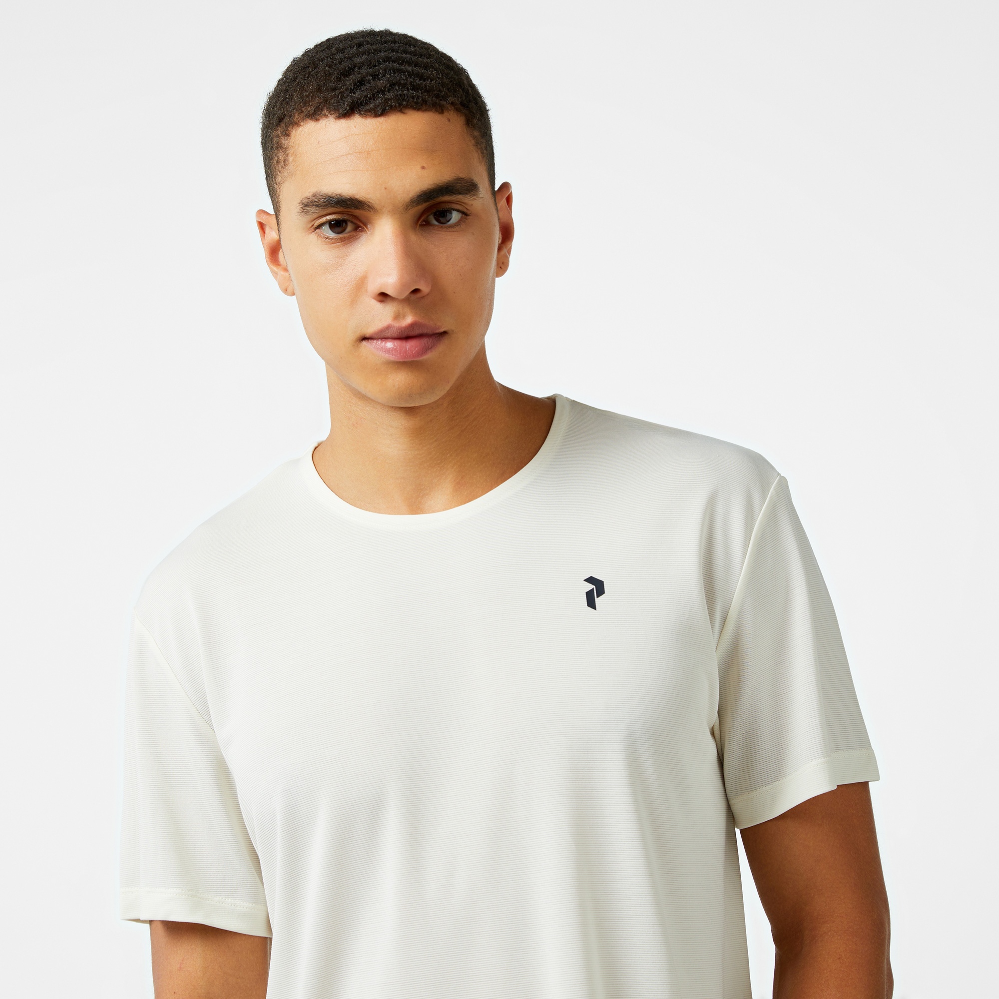 Peak Performance Delta Erkek Beyaz Antrenman T-Shirt