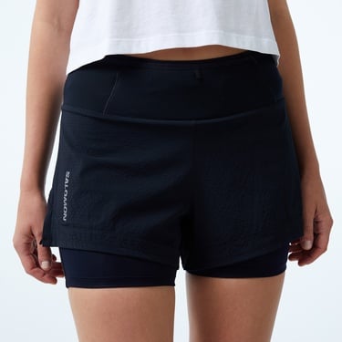  Salomon Sense Aura 2in1 Kadın Siyah  Günlük Şort