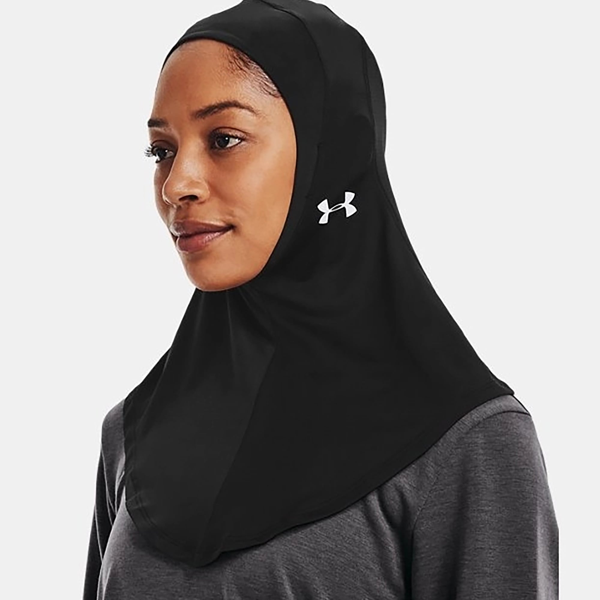  Under Armour Hijab Kadın Siyah Spor Başörtüsü