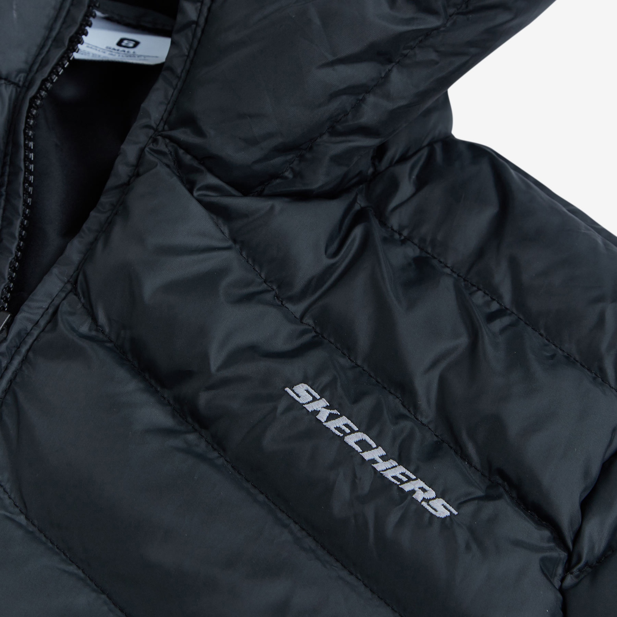 Skechers Essential Maxi Length Kadın Siyah Günlük Mont