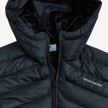  Skechers Essential Maxi Length Kadın Siyah Günlük Mont