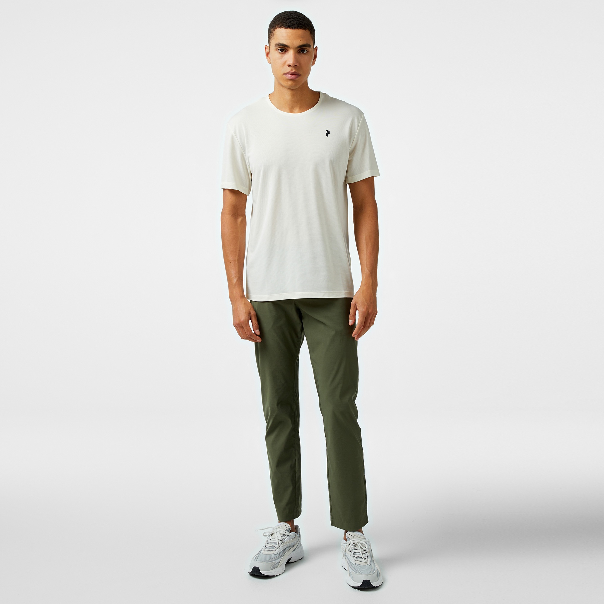 Peak Performance Delta Erkek Beyaz Antrenman T-Shirt