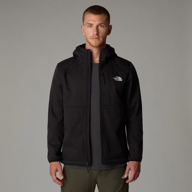  The North Face Quest Hooded Softshell Erkek Siyah Outdoor Kapüşonlu Mont
