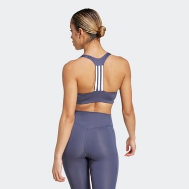  adidas Powerimpact Training Medium Support Kadın Mor Antrenman Bra