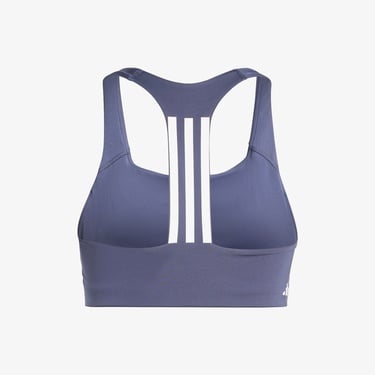  adidas Powerimpact Training Medium Support Kadın Mor Antrenman Bra