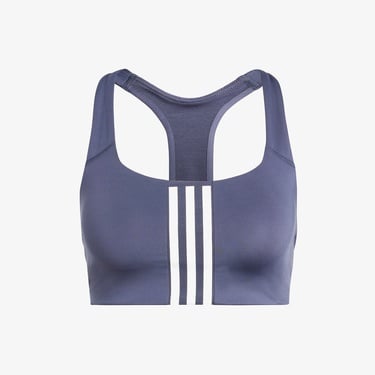  adidas Powerimpact Training Medium Support Kadın Mor Antrenman Bra
