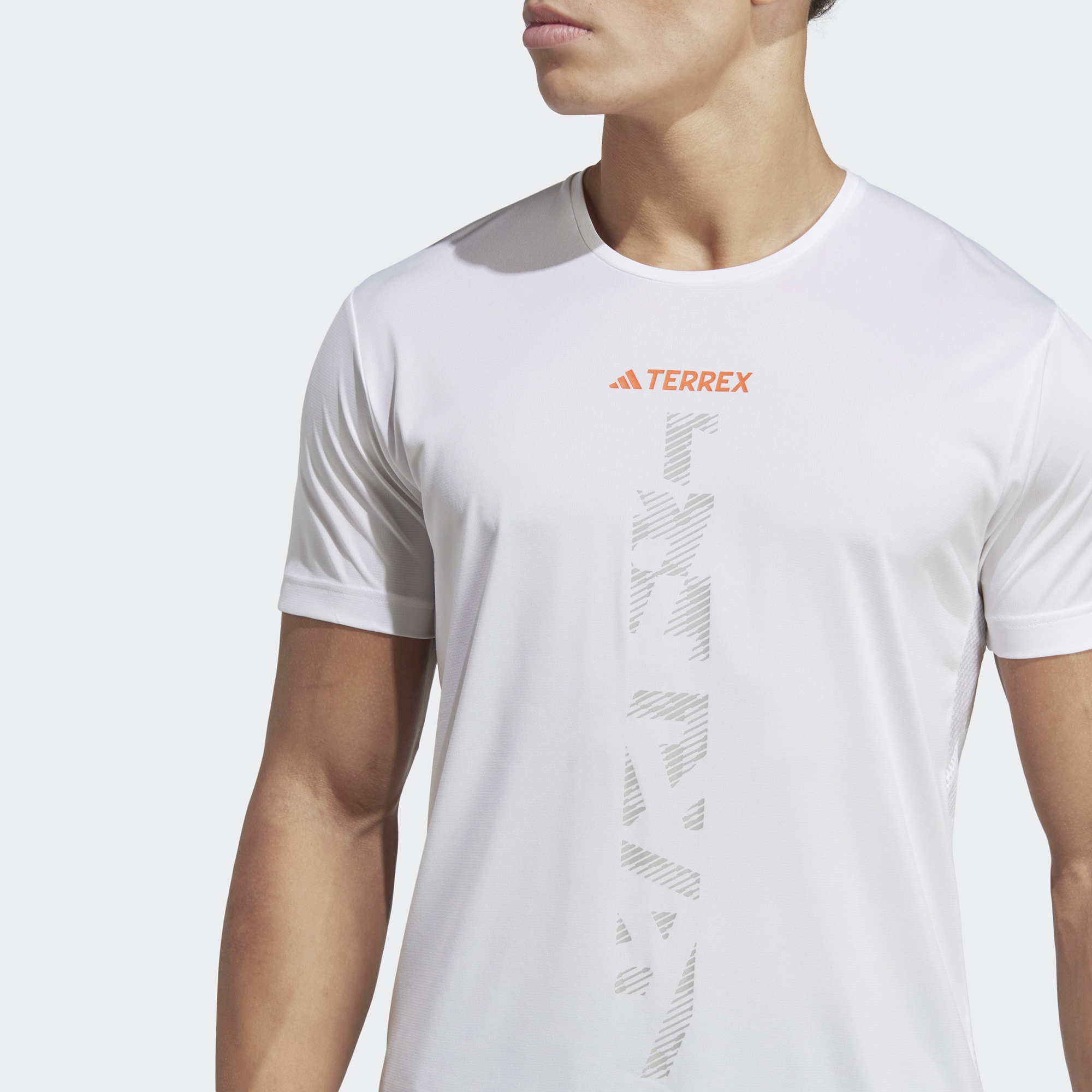 adidas Agravic Trail Erkek Beyaz Koşu T-Shirt