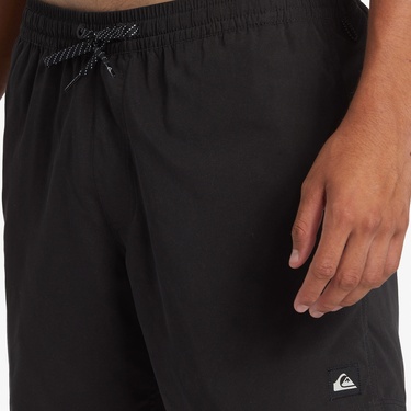  Quiksilver Everyday Solid 15 Erkek Siyah Mayo