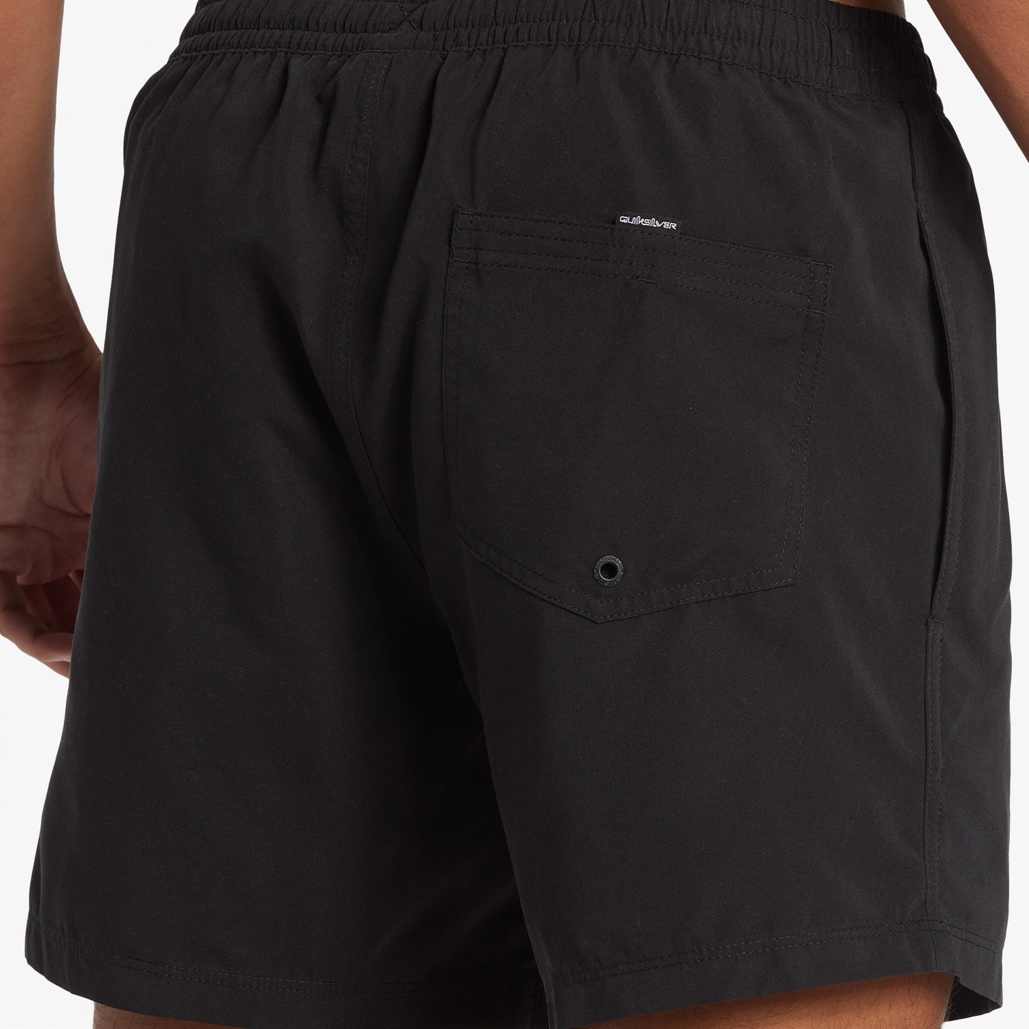 Quiksilver Everyday Solid 15 Erkek Siyah Mayo