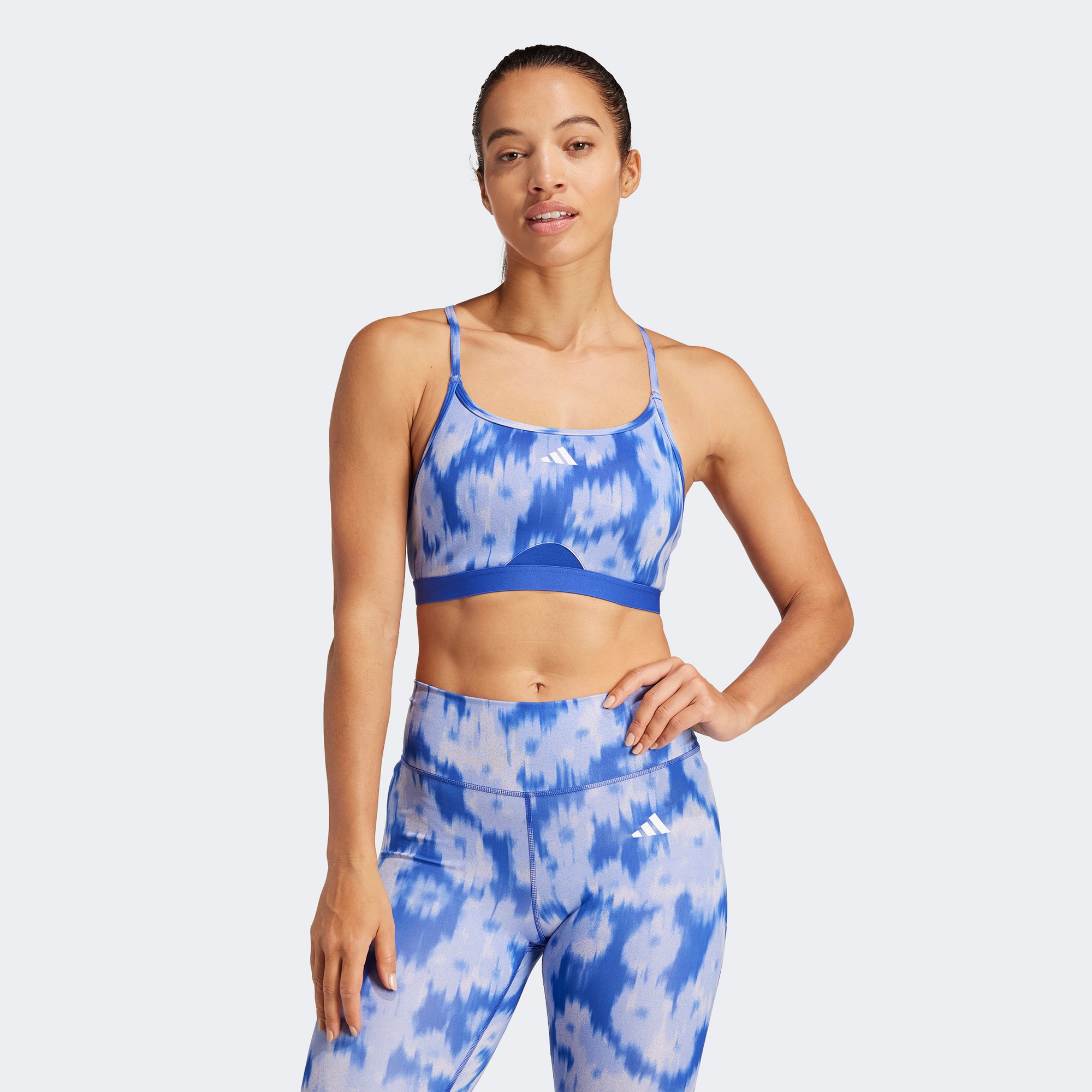 adidas Training Essentials Kadın Mavi Antrenman Bra