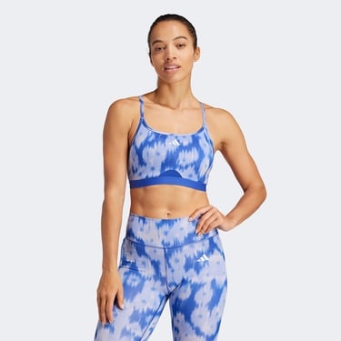  adidas Training Essentials Kadın Mavi Antrenman Bra