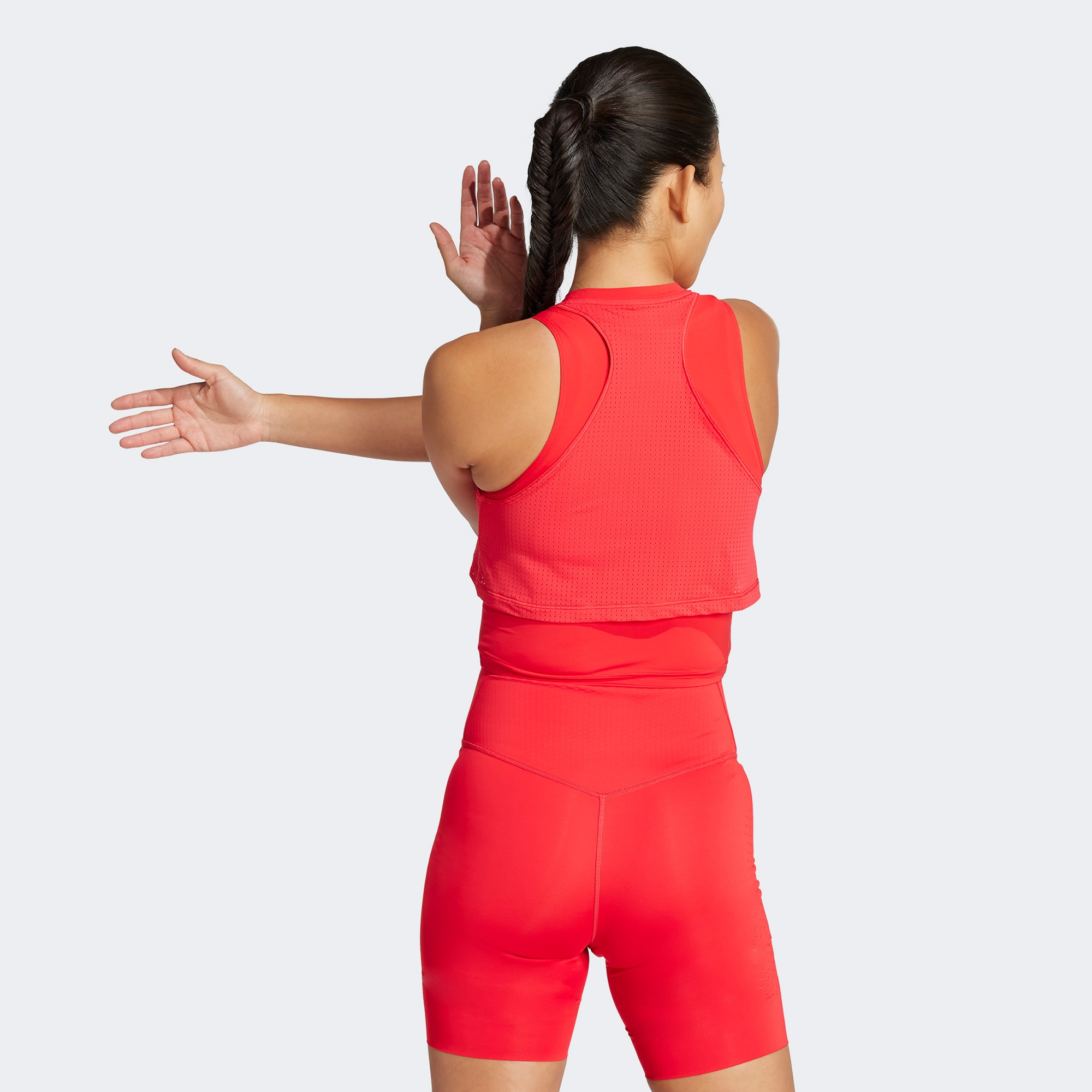 adidas Cool Intensity 2 İn 1 Workout Kadın Kırmızı Atlet