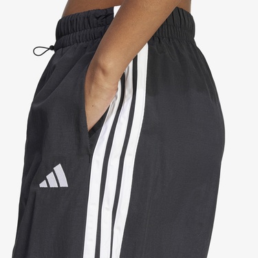  adidas Essentials 3 Striped Lifestyle Kadın Siyah Eşofman Altı