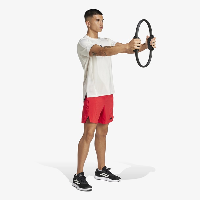  adidas Designed For Training Erkek Kırmızı Antrenman Şortu