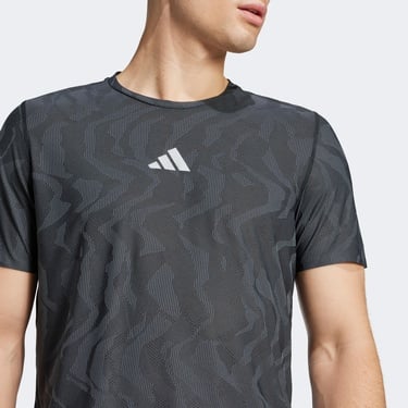  adidas Ultimate Engineered Climacool+ Erkek Siyah Koşu T-Shirt
