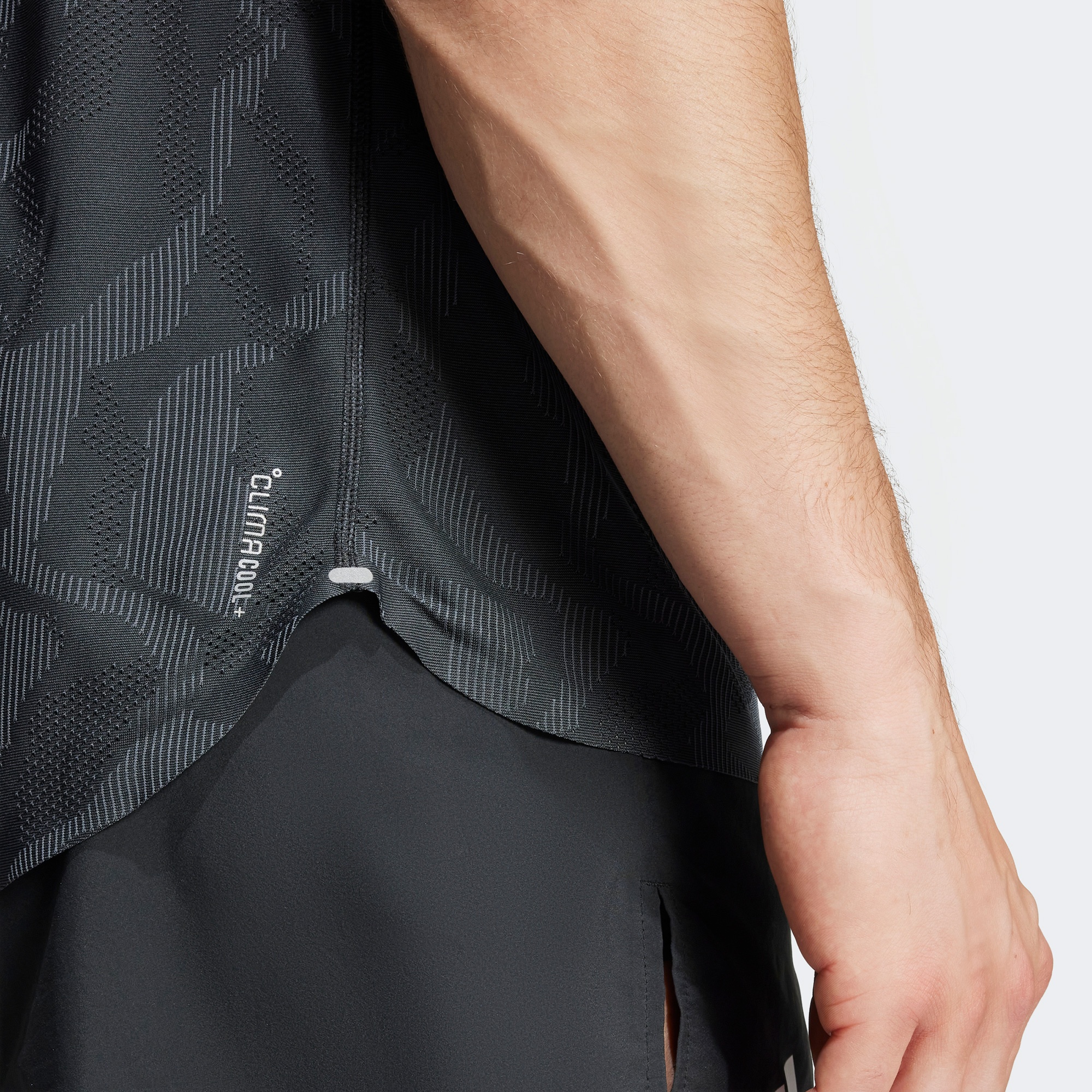 adidas Ultimate Engineered Climacool+ Erkek Siyah Koşu T-Shirt