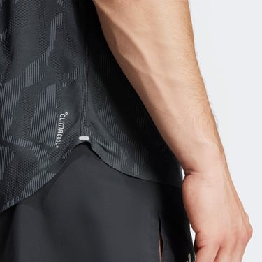  adidas Ultimate Engineered Climacool+ Erkek Siyah Koşu T-Shirt