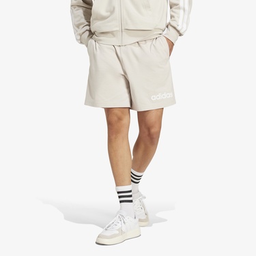  adidas Essentials Linear Single Jersey Erkek Bej Günlük Şort