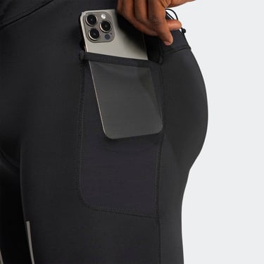  adidas Ultimate Hi Vis Erkek Siyah Koşu Taytı