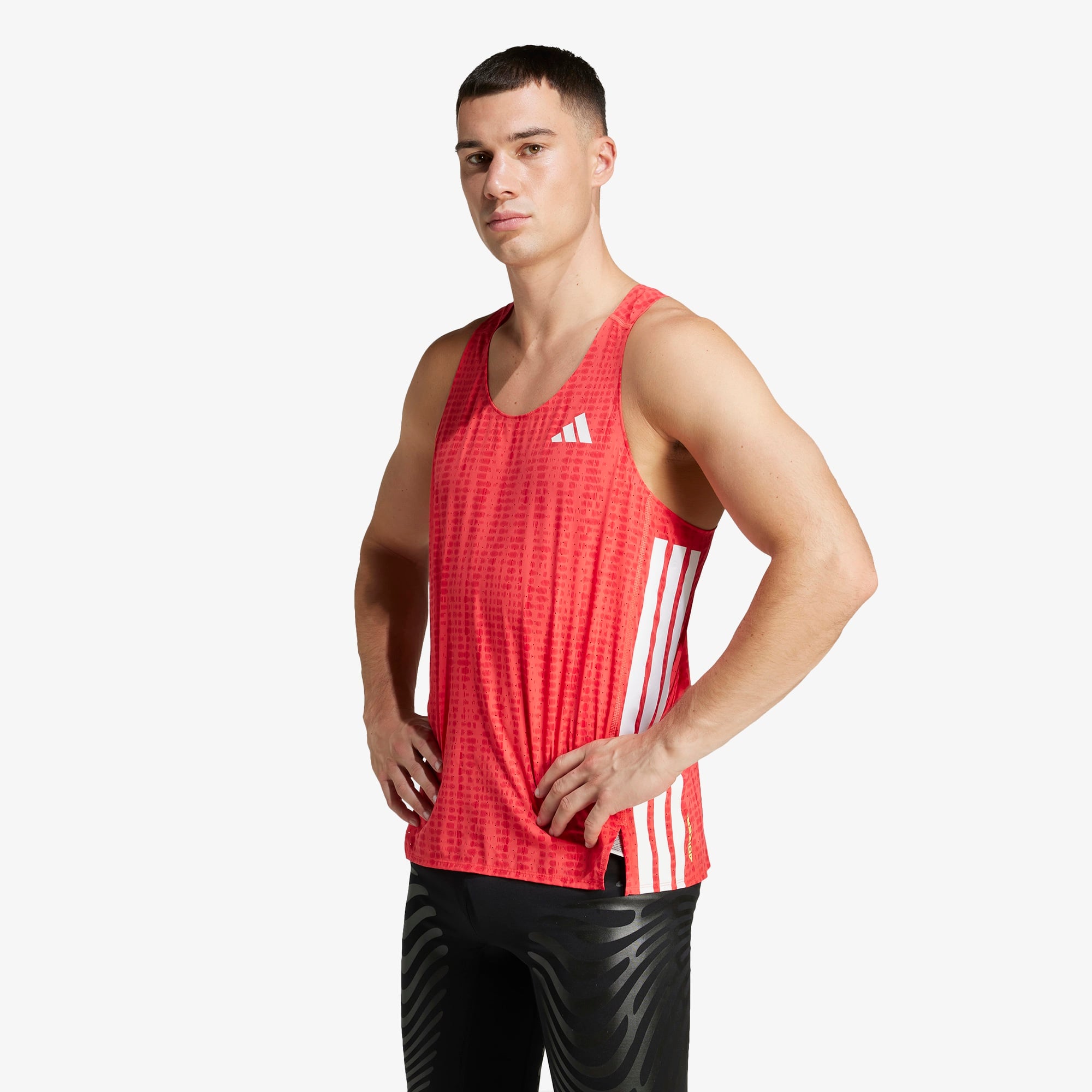 adidas Adizero Running Erkek Kırmızı Koşu Atlet